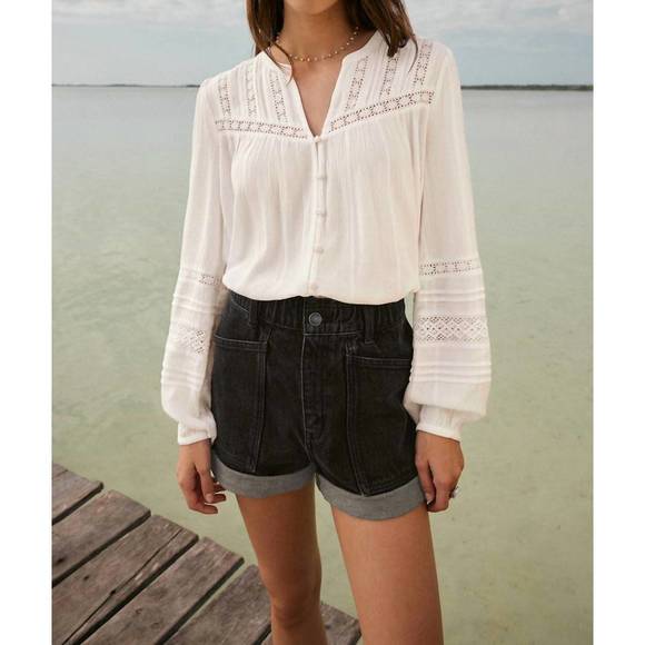 NEW Z SUPPLY odin denim short in black - Picture 5 of 5